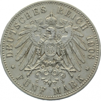 Preussen 5 Mark 1903 A - Wilhelm II.